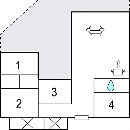 Lovely In With Kitchen 度假居 里瑟尔